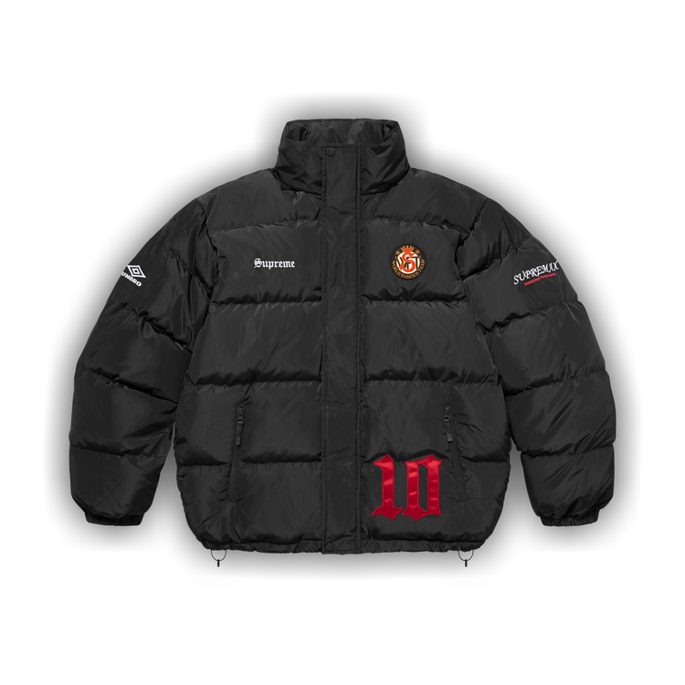 Buy Supreme x Umbro Down Puffer Jacket 'Black' - FW25J88 BLACK | GOAT