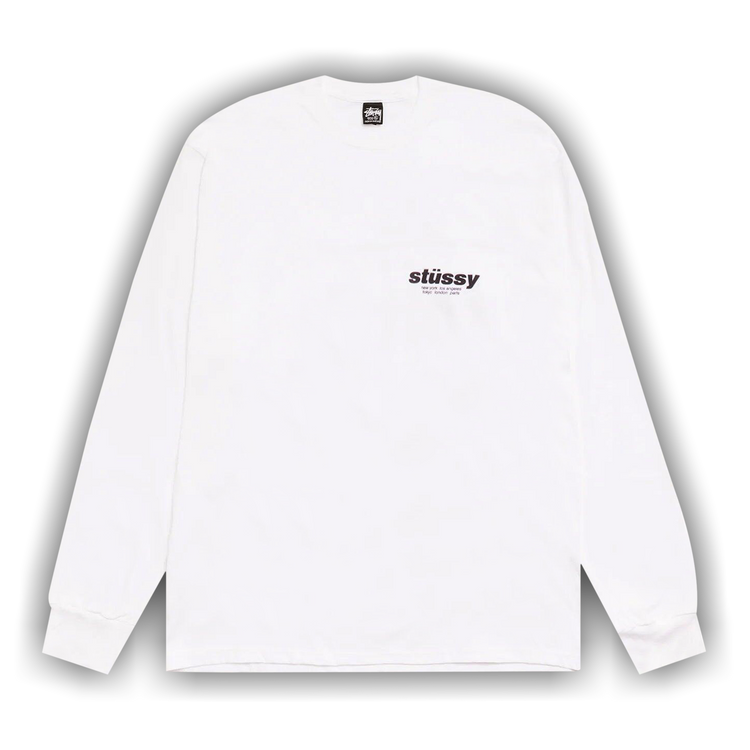 Buy Stussy Rollers Long-Sleeve Tee 'White' - 1995160 WHIT | GOAT