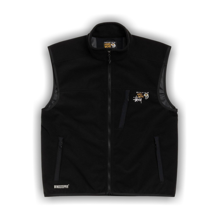 Buy Stussy x Mountain Hardwear Windstopper Vest 'Black' - OM1806
