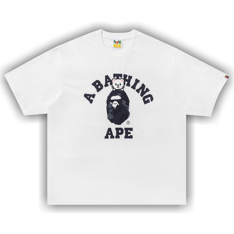 Buy BAPE x Stray Kids Jiniret College Tee 'White' - 1L73 110 941