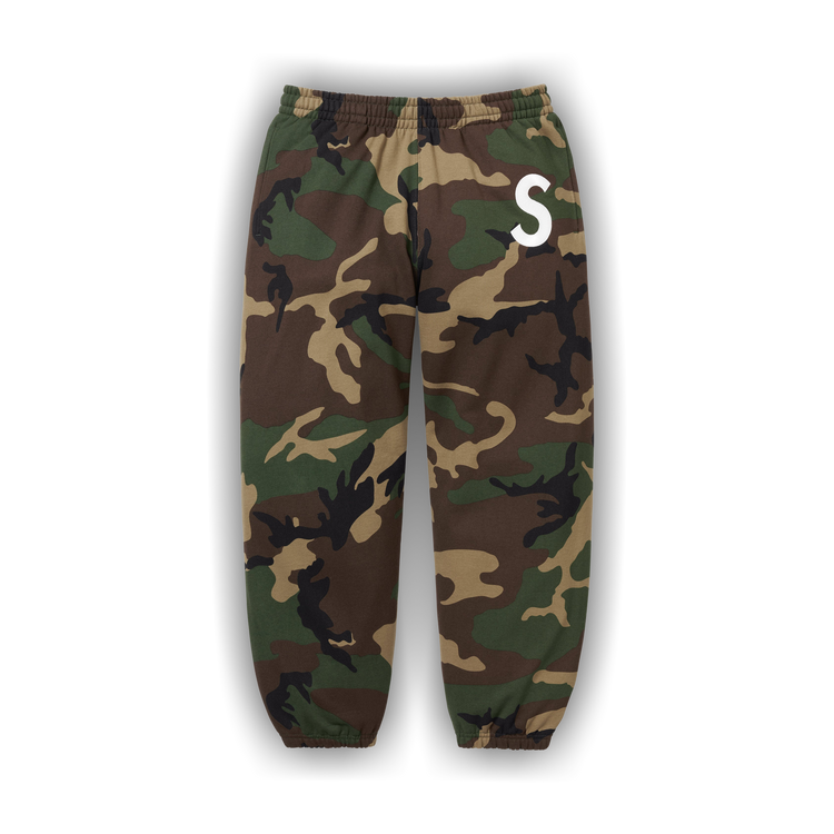 Buy Supreme S Logo Sweatpant 'Woodland Camo' - FW25P53 WOODLAND