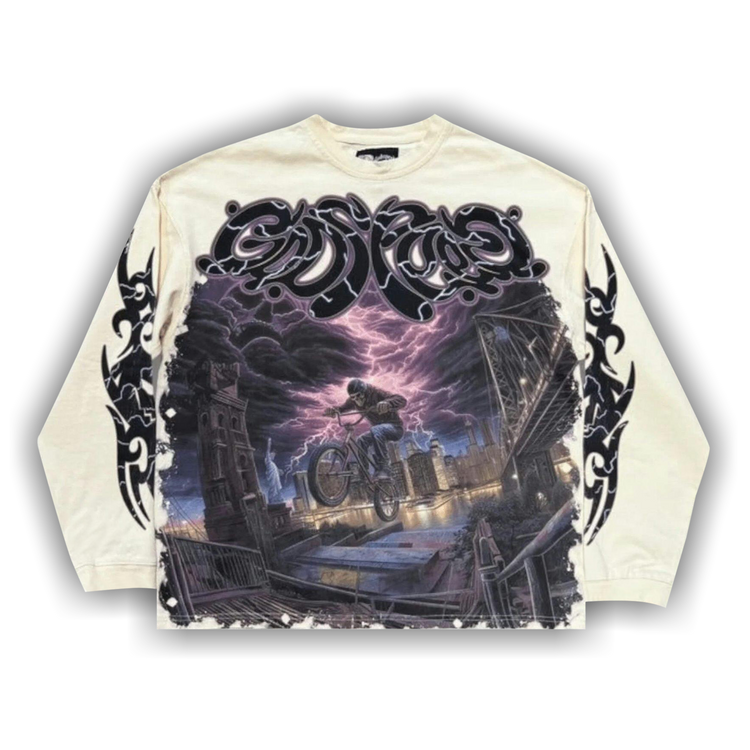 Buy Godspeed B.M.X Long-Sleeve T-Shirt 'Bone' - 11652