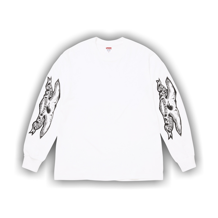 Buy Supreme x Antihero Eagle Long-Sleeve Tee 'White' - FW25T38