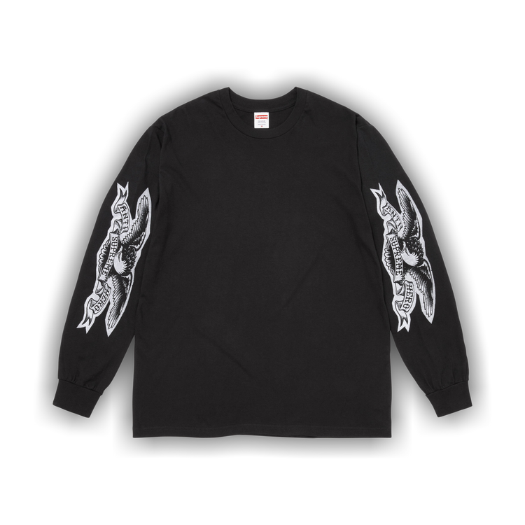 Buy Supreme x Antihero Eagle Long-Sleeve Tee 'Black' - FW25T38