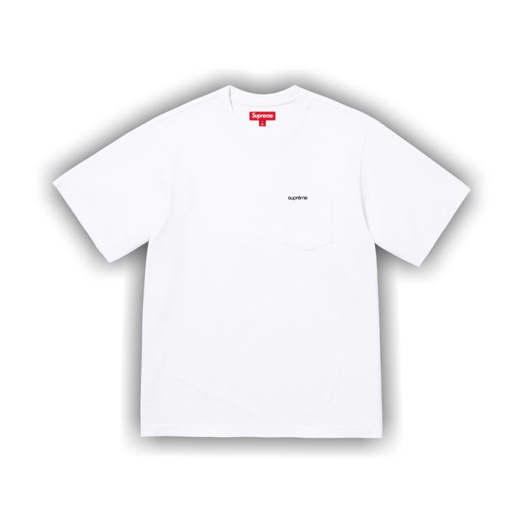 Buy Supreme Short-Sleeve Pocket Tee 'White' - FW25KN7 WHITE | GOAT
