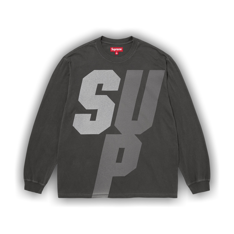 Supreme Reflective Sweater BLACK Mサイズ Buy Supreme Reflective Long-Sleeve Top 'Black' - FW25KN71 BLACK | GOAT