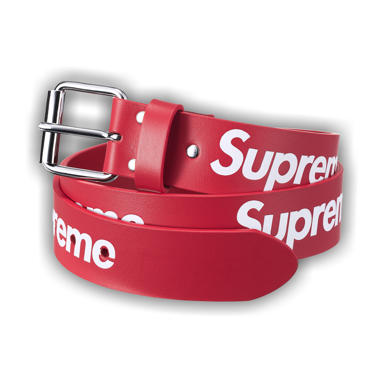 hi Supreme ベルト シュプリーム リピート レザーベルト ブラック - SS22 - JP