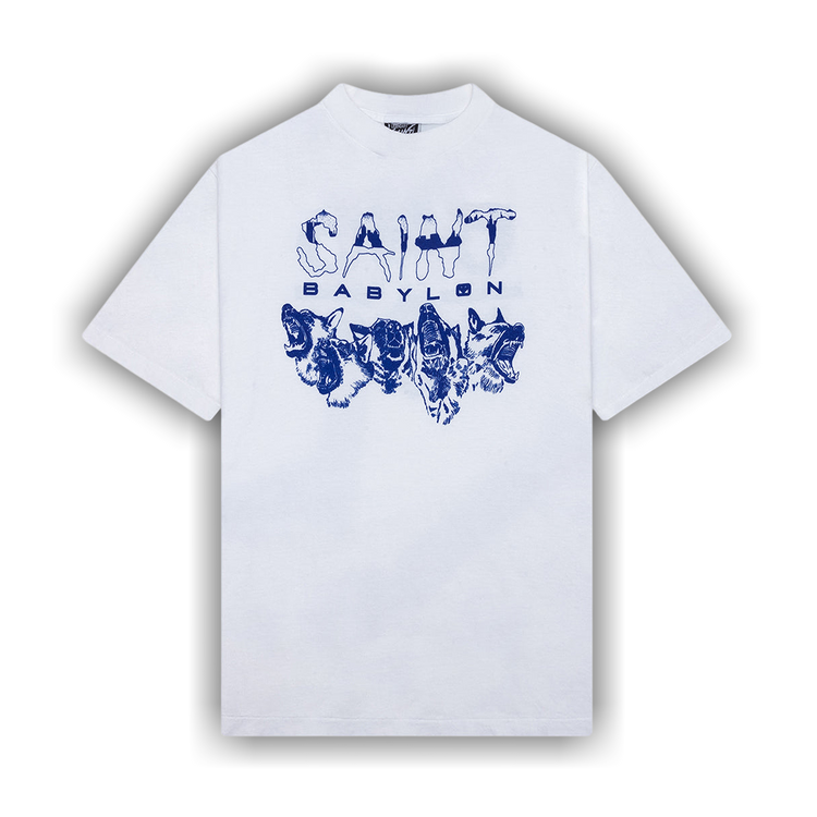 Buy SAINT Mxxxxxx x Babylon Triple 6'X Dog Short-Sleeve Tee 'White