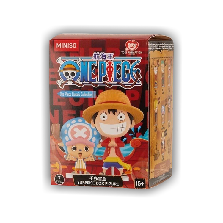 MINISO ワンピース クラシックシリーズ フィギュア 6個入り BOX MINISO x One Piece Surprise Box Figure: Sealed And Authentic Blind