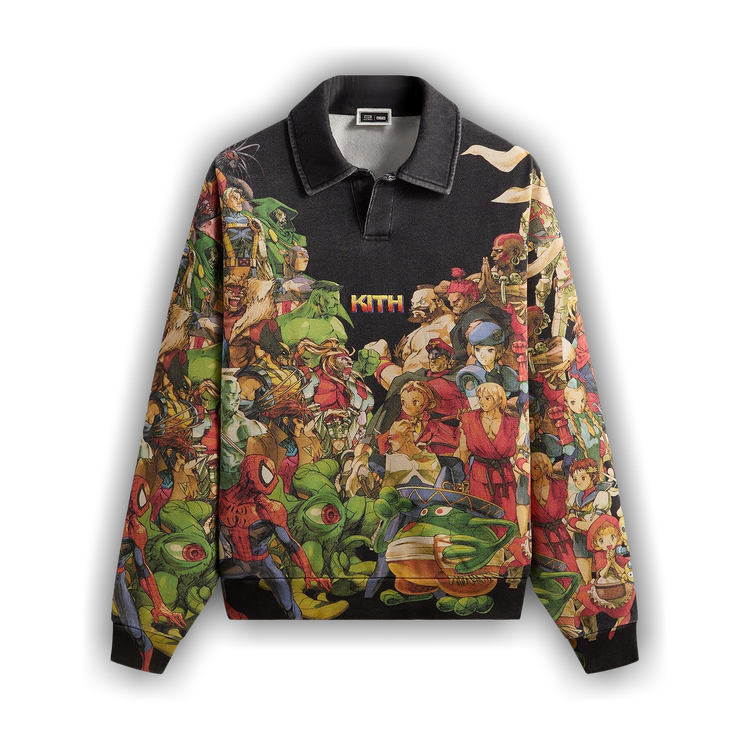 Buy Kith x Marvel vs. Capcom Age Of Heroes Nelson Fleece Rugby