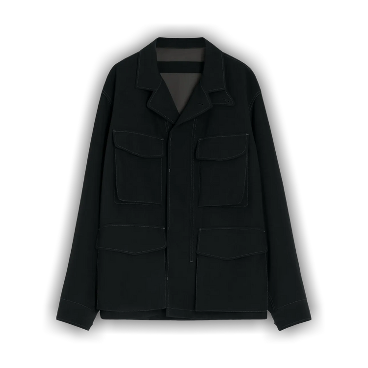 Buy Lemaire Soft Field Jacket 'Black' - OW1161 LF1457 BK999 | GOAT SA