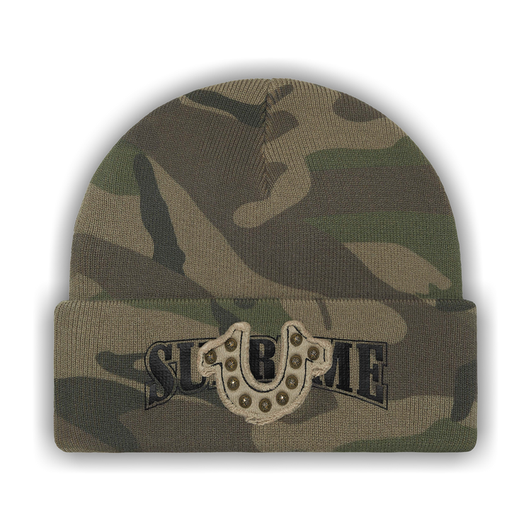Buy Supreme x True Religion Beanie 'Olive Camo' - FW25BN31 OLIVE
