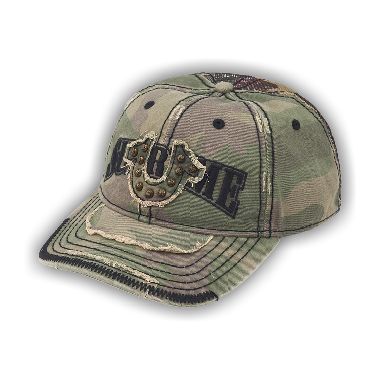 Buy Supreme x True Religion Mesh Back 6-Panel 'Olive Camo