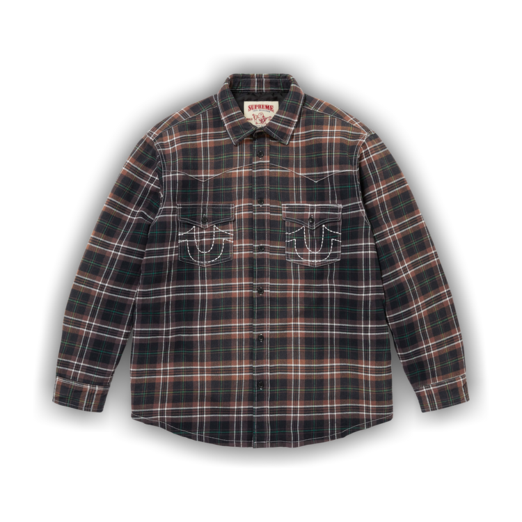 【S】True Religion® Quilted Lined Plaid Supreme True Religion Quilted Lined Plaid Flannel Shirt (FW25) - $178