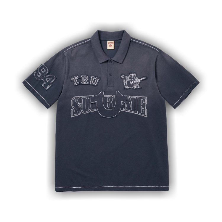 トップス Supreme True Religion Applique Polo Navy Buy Supreme x True Religion Appliqué Polo 'Navy' - FW25KN3 NAVY | GOAT