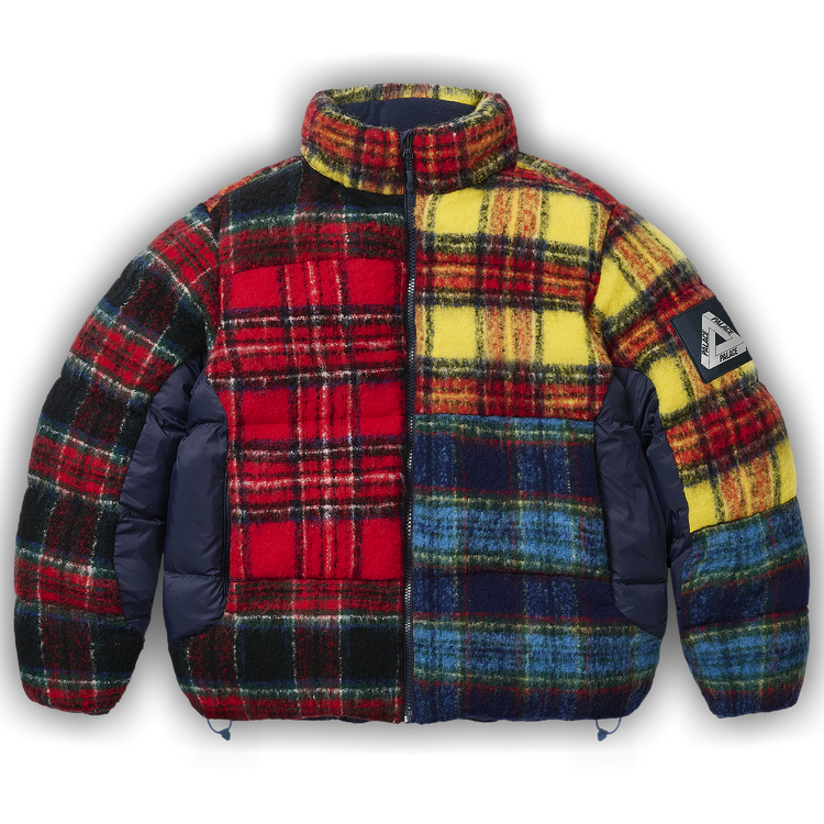 Buy Palace Mohair Wool Puffa Jacket Patchwork 