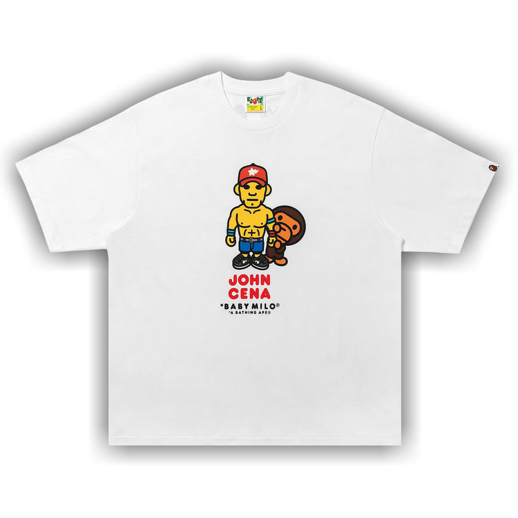 アイドル BAPE X WWE JOHN CENA BABY MILO RELAXED BAPE X WWE JOHN CENA BABY MILO RELAXED FIT TEE – eu.bape.com