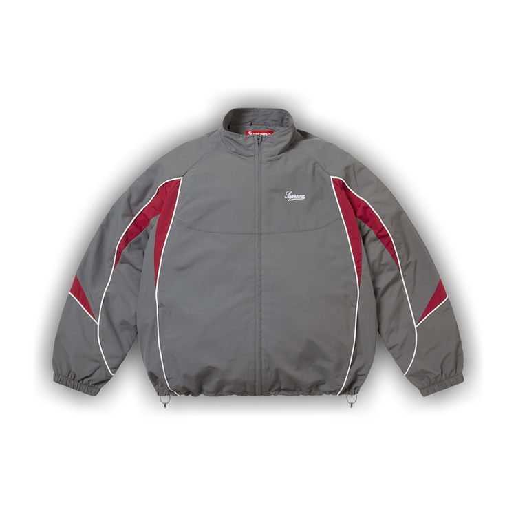 Buy Supreme Contrast Piping Track Jacket 'Grey' - FW25J95 GREY | GOAT
