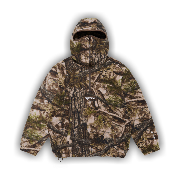 Buy Supreme Polartec Face Mask Half Zip Hooded Sweatshirt