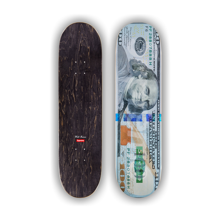Buy Supreme Money Logo Skateboard 'Multicolor' - FW25SB7 MUL | GOAT