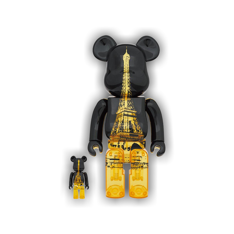 Buy BE@RBRICK Eiffel Tower 100% & 400% Set 'Golden Gown' - 12883