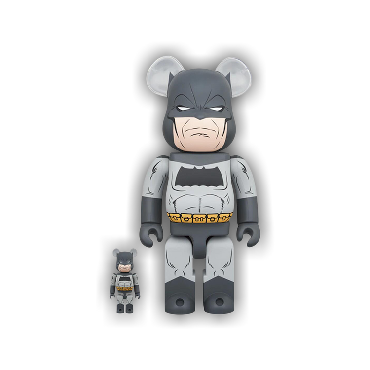 新品 BE@RBRICK  BLACK KNIGHT 100%&400% Buy BE@RBRICK x Batman The Dark Knight Returns 100% & 400% Set