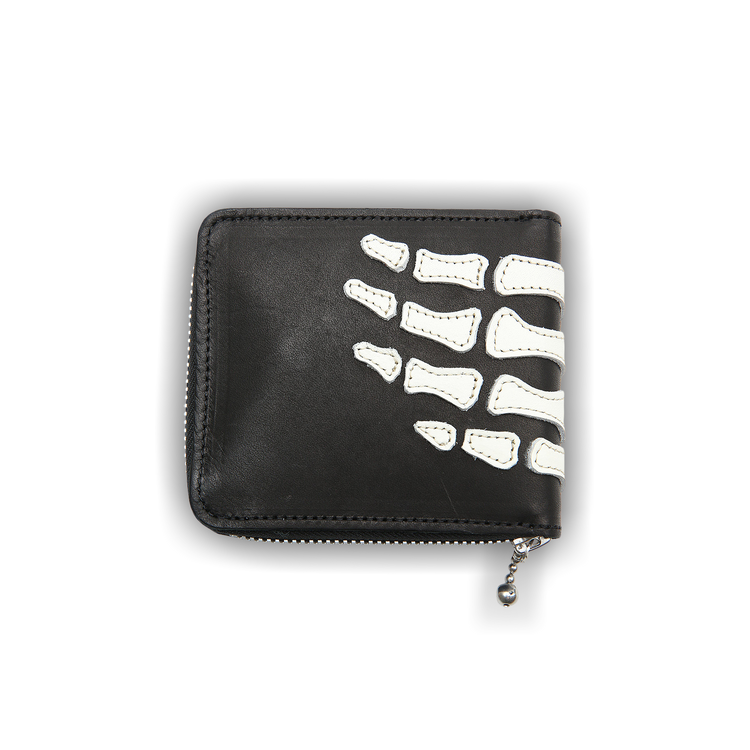 Buy Kapital Thumb Up Bone Hand Zip Long Wallet 'Black