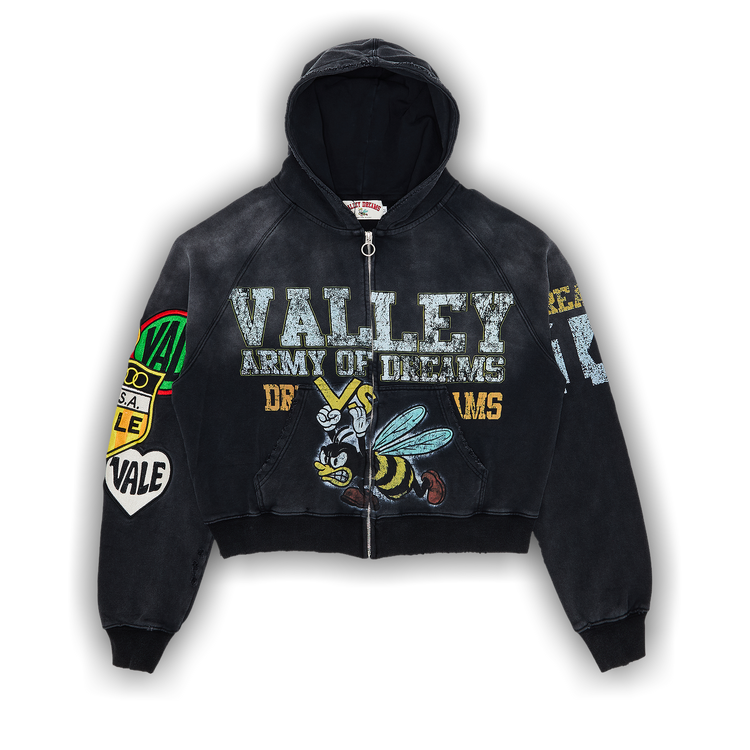 トップス Vale ARMY ZIP UP GREY Vale forever 1669292_00.png.png