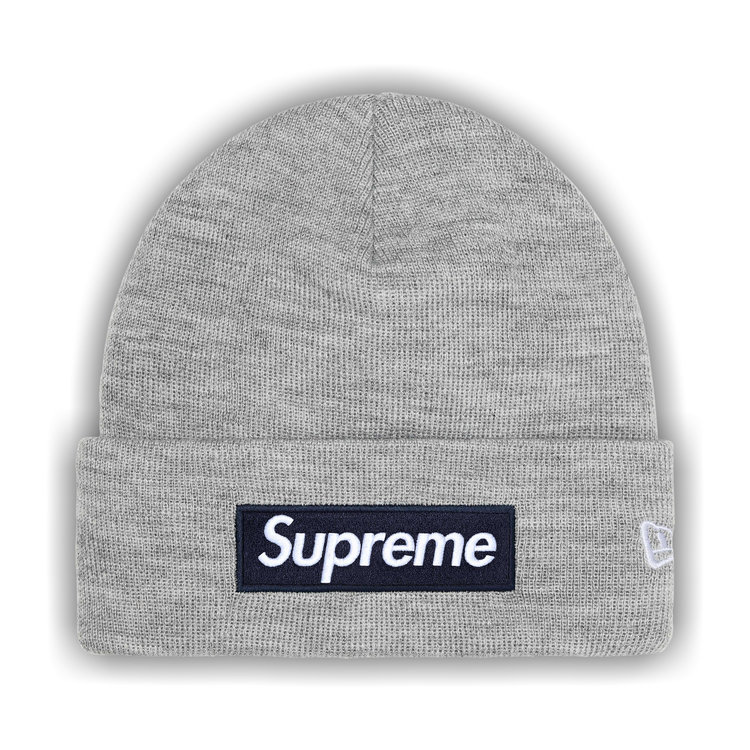 Supreme New Era Box Logo Beanie 灰桃 Supreme New Era Cross Box Logo Beanie Heather Grey FW20 | eBay