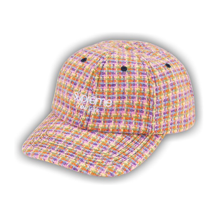 Buy Supreme Harris Tweed 6-Panel 'Yellow' - FW25H118 YELLOW | GOAT