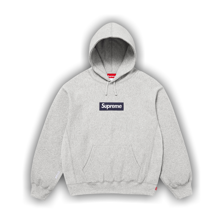 Buy Supreme Box Logo Hooded Sweatshirt 'Heather Grey' - FW25SW14