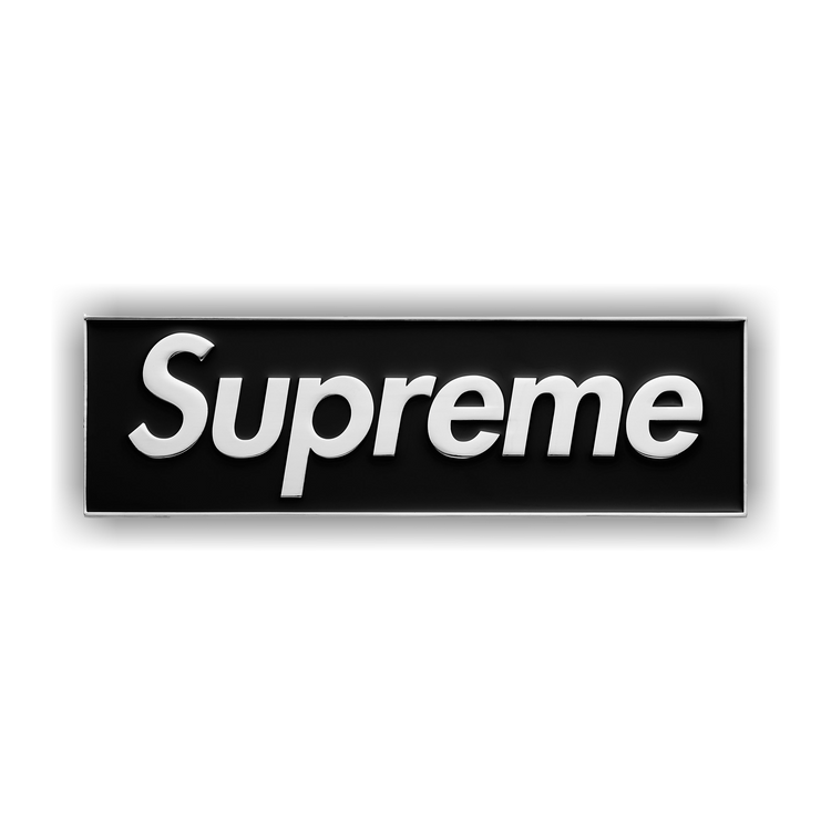 Buy Supreme Box Logo Car Emblem 'Black' - FW25A112 BLACK | GOAT