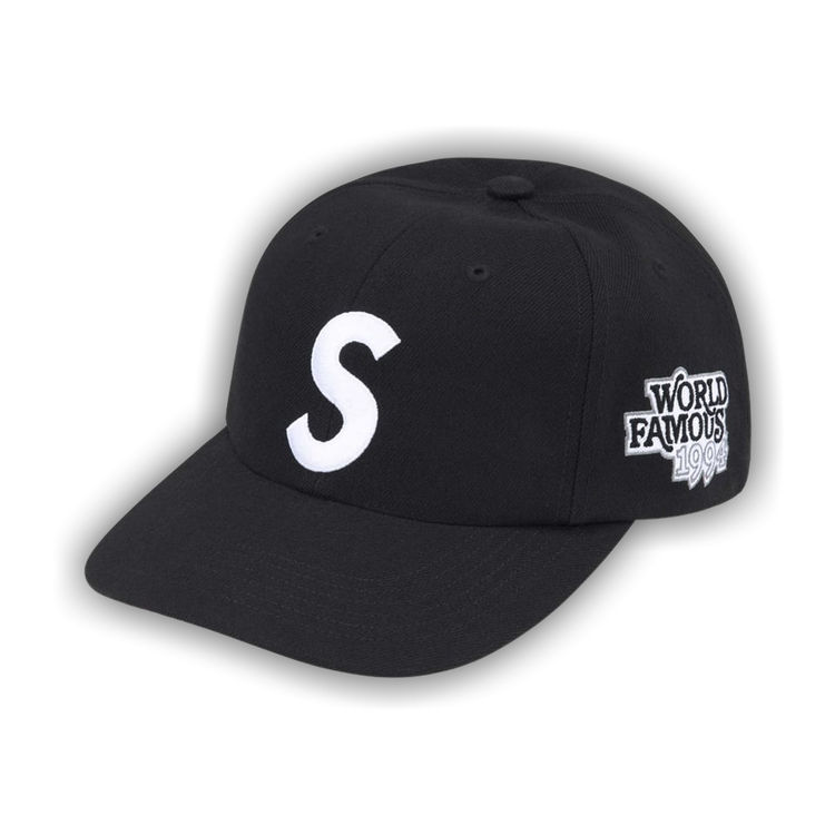 Buy Supreme World Famous S Logo 6-Panel 'Navy' - SS25H23 NAVY | GOAT