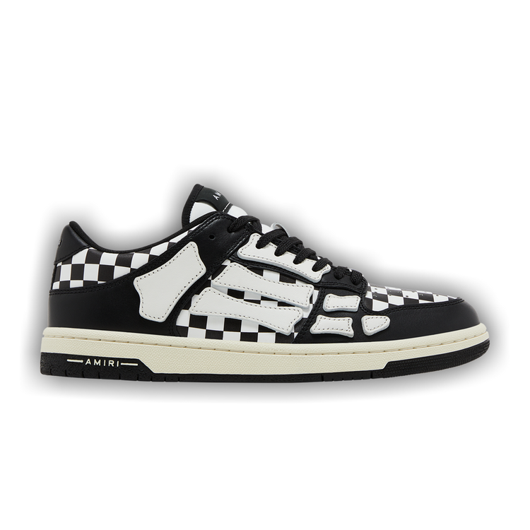 Buy Amiri Skel Top Low 'Checkered - Black White' - AMFOSR1032 099