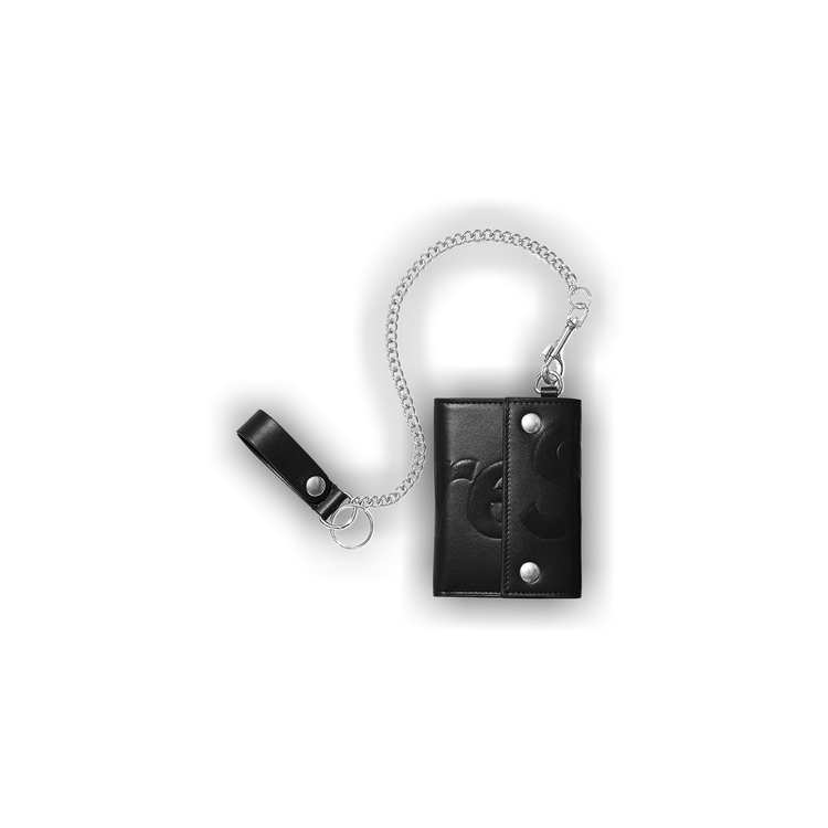 Buy Supreme Leather Chain Wallet 'Black' - SS25B13 BLACK | GOAT CA