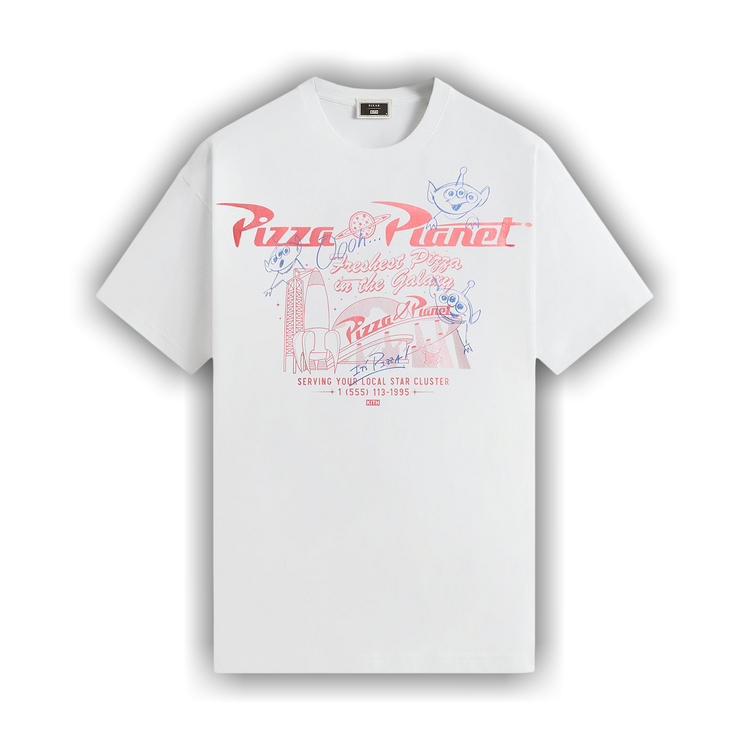 Buy Kith x Disney For Pixar Pizza Planet Tee 'White' - KHM034361