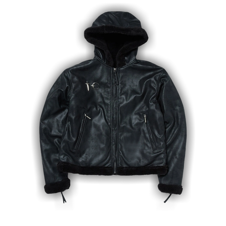 Buy Thug Club TC Reversible Shearling Jacket 'Black' - TC25JK2601