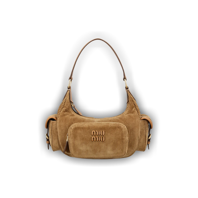 Buy Miu Miu Corduroy Pocket Bag 'Cinnamon' - 5BC188 AF81 F040 | GOAT