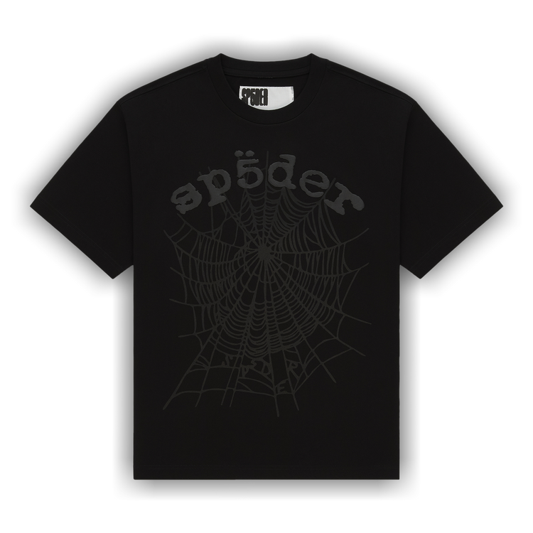 Buy Sp5der Phantom Og Web V2 Tee 'Black' - TE034FW25BLK | GOAT