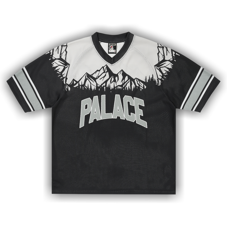 Buy Palace Peaker Mesh Jersey 'Black' - P29ES097 | GOAT