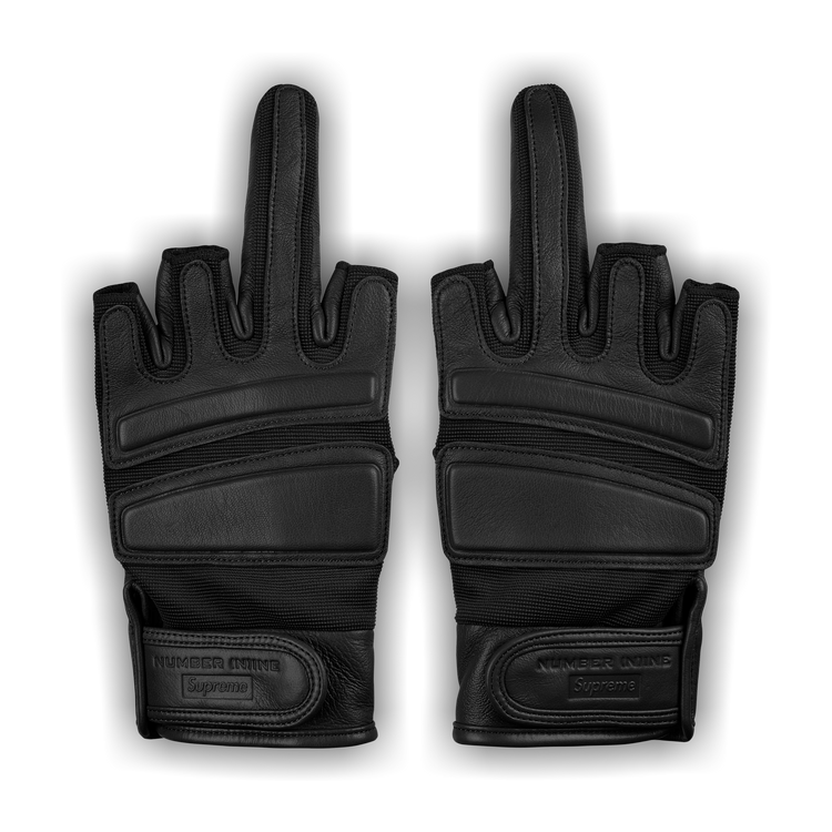 Buy Supreme x Number (N)Ine Leather Gloves 'Black' - FW25A57 BLACK