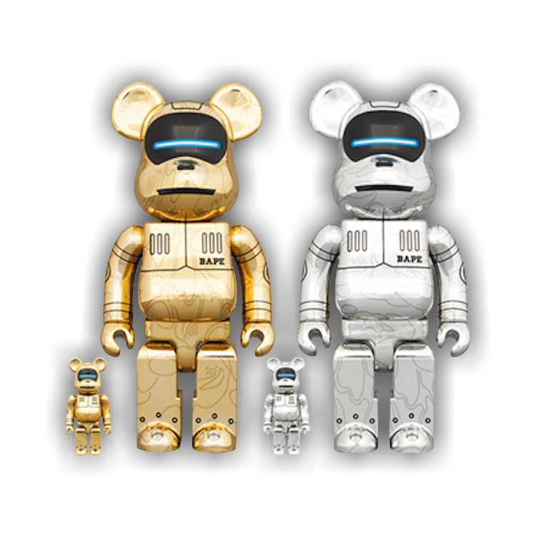 Buy BE@RBRICK x BAPE x Hajime Sorayama Baby Milo 100% & 400% (Set