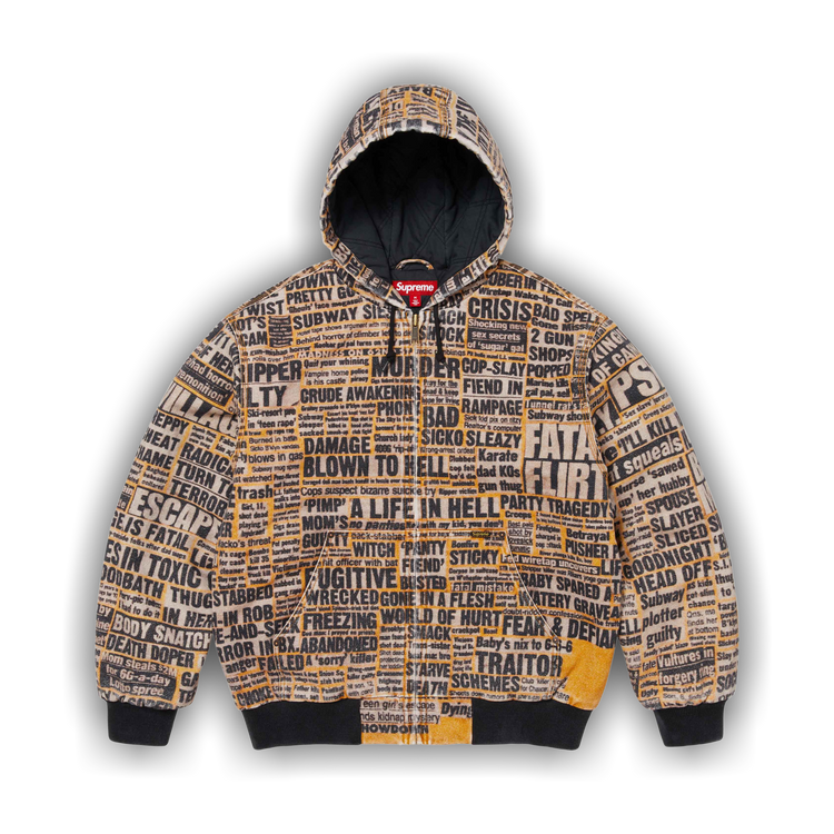 Buy Supreme x Dash Snow Hooded Work Jacket 'Multicolor' - FW25J106