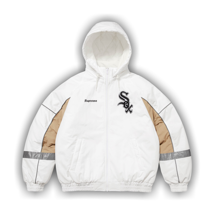 Buy Supreme x Chicago White Sox Stadium Jacket 'White' - FW25J80