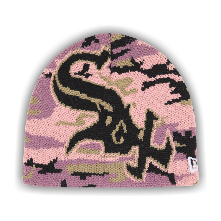 Buy Supreme x Chicago White Sox New Era Beanie 'Pink Camo