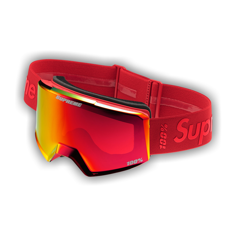 Buy Supreme x 100% Norg Goggles 'Red' - FW25A31A RED | GOAT IT