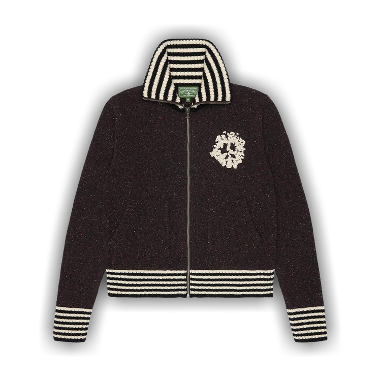 Buy Denim Tears University Zip Up Sweater 'Black