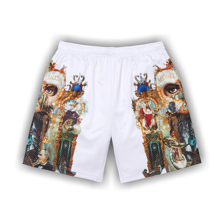 Buy Supreme Michael Jackson Dangerous Mesh Short 'White' - FW25SH4