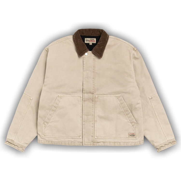 Buy Stussy Workgear Jacket 'Grey' - 115785 GREY | GOAT