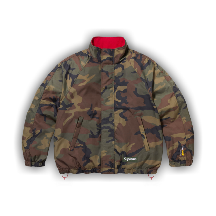 Buy Supreme Polartec Reversible Track Jacket 'Woodland Camo